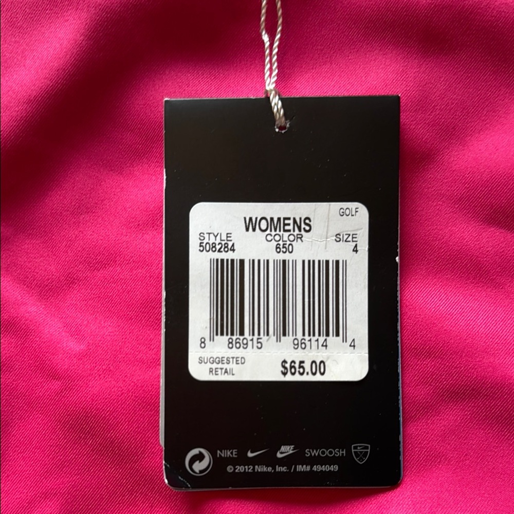Nike Golf Hot Pink Performance Skort - Picture 4 of 8